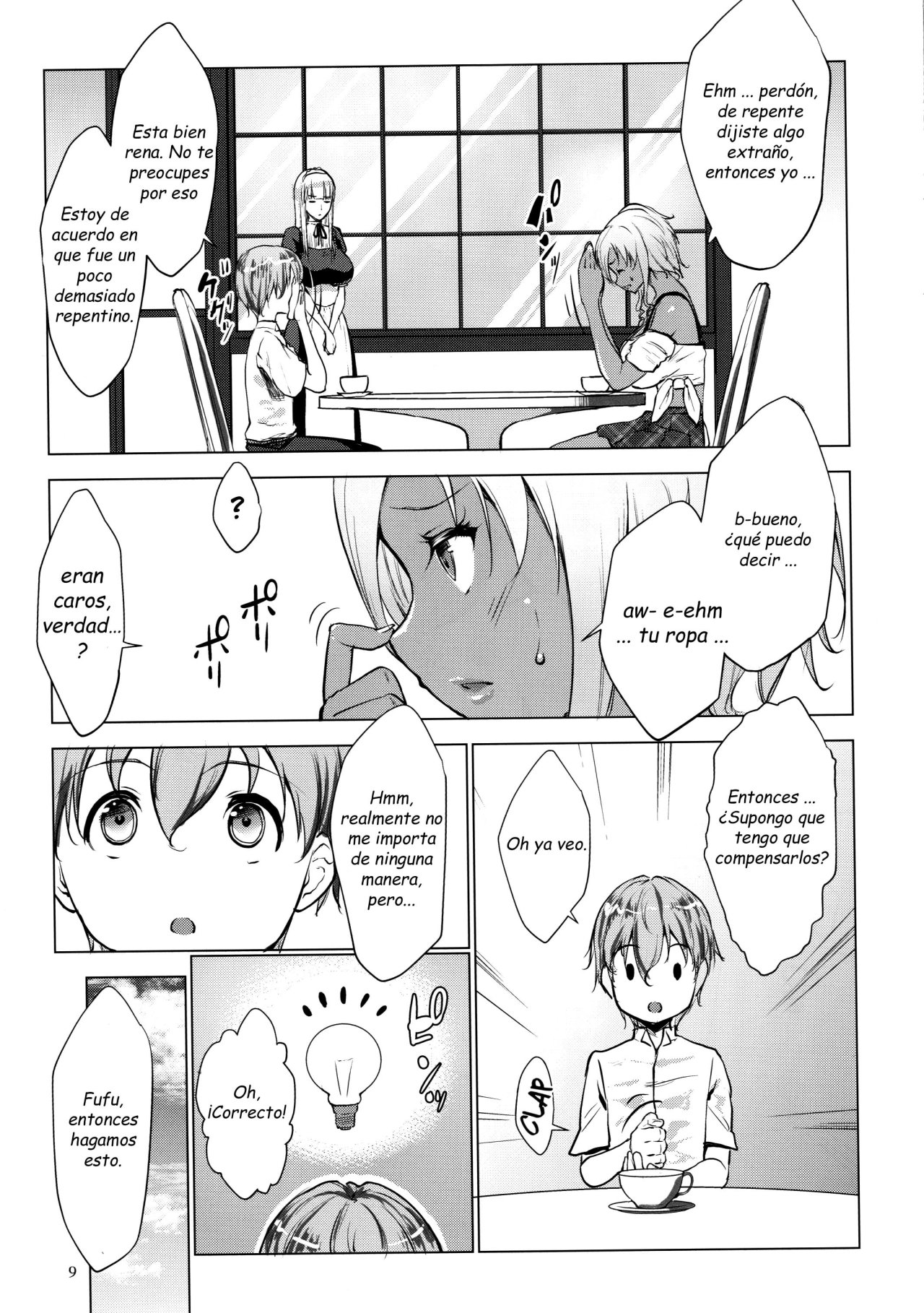 Bocchama wa Kasshoku Gal to Seiso Maid o Haramasetai page 11 full