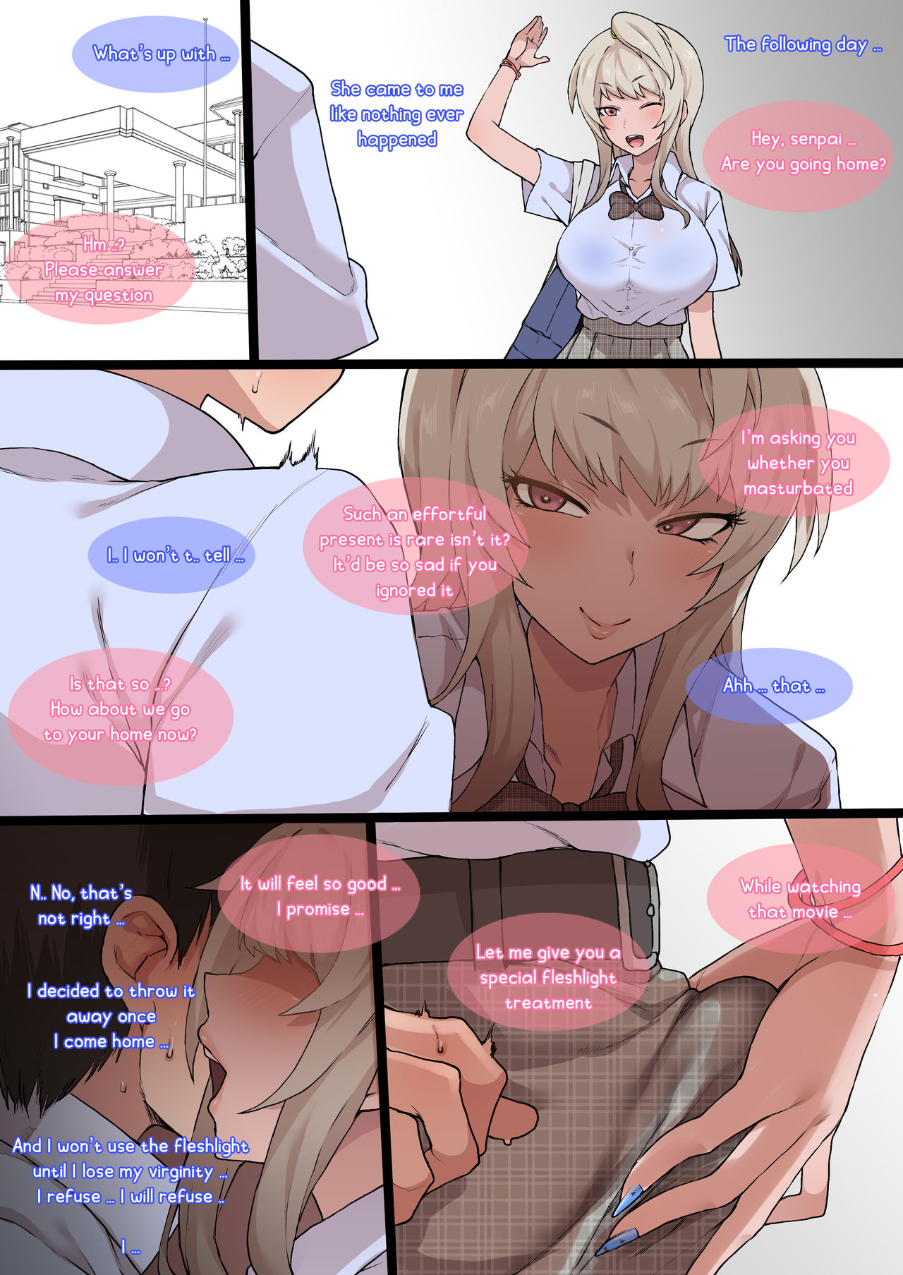 Otaku no Boku to Iikanjidatta Kuro Gyaru Kouhai wo Netorareru Mini page 11 full