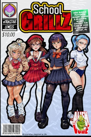 [VoraciousMoga]  Voracious Comic's School Grillz Menu bundle! cover