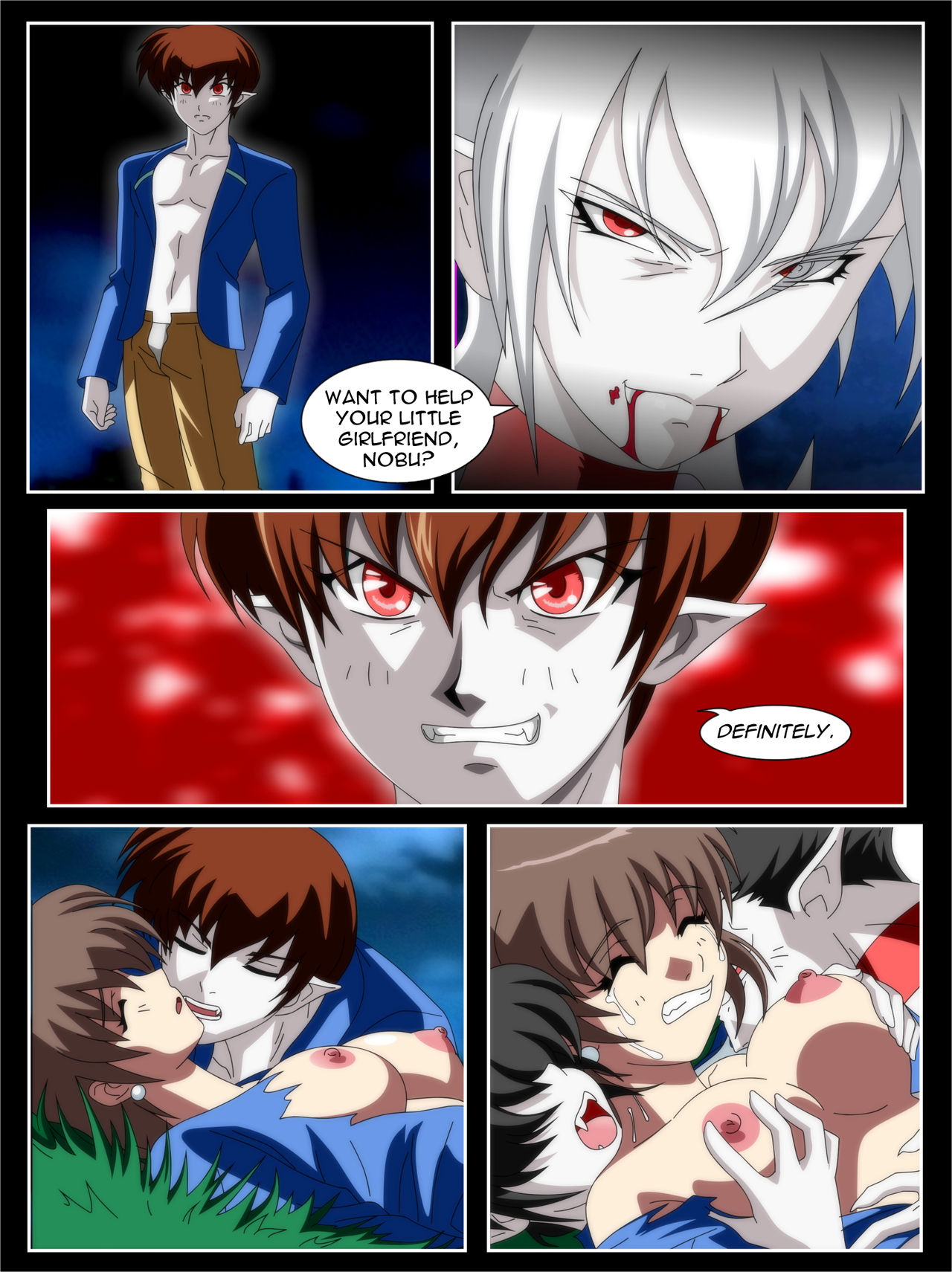 Anzu's Vampire Gang page 10 full