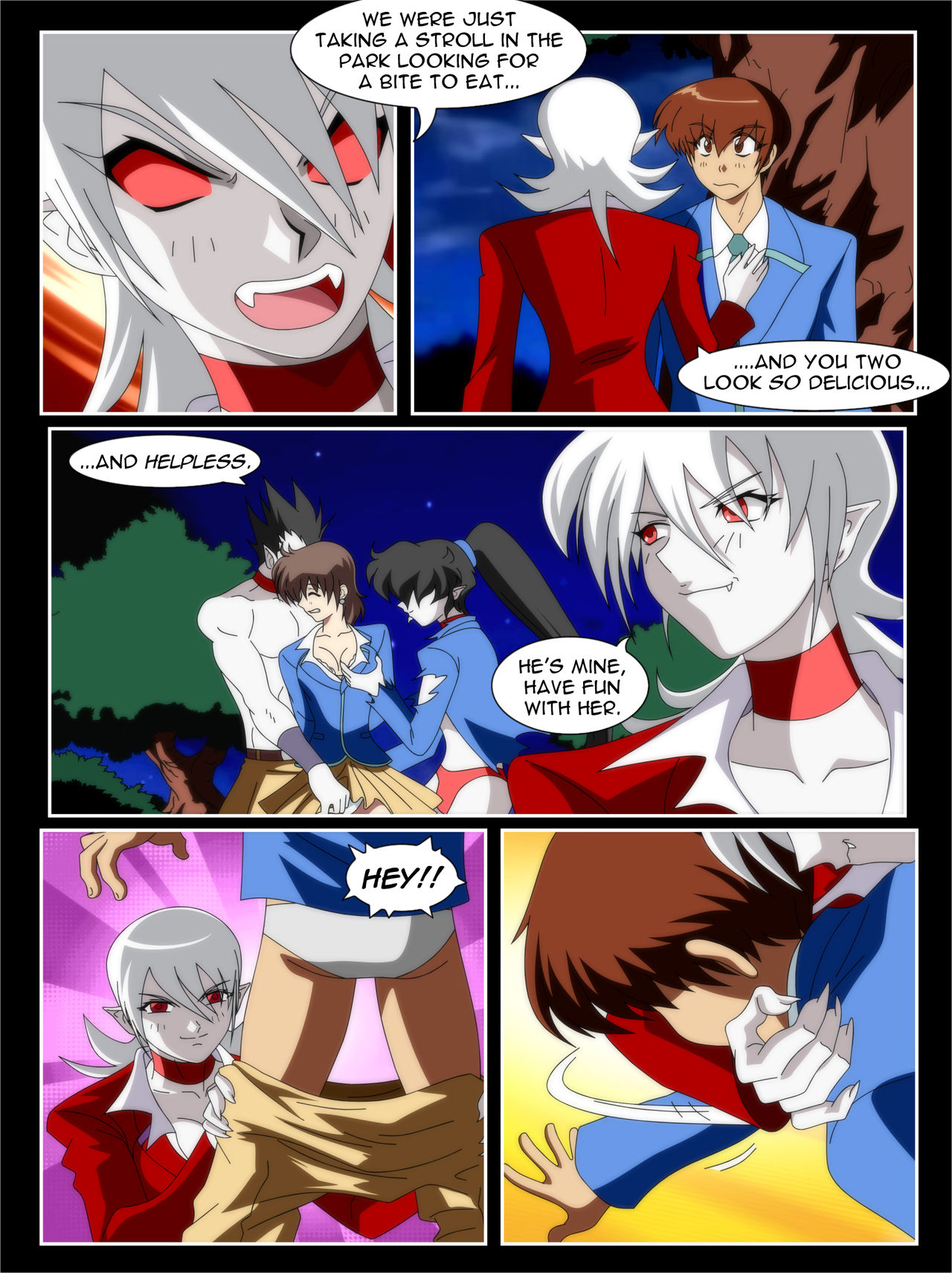 Anzu's Vampire Gang page 4 full