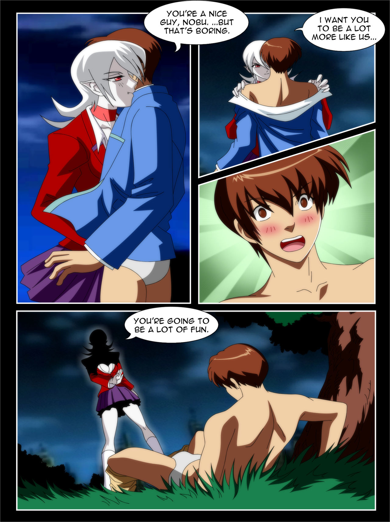 Anzu's Vampire Gang page 5 full