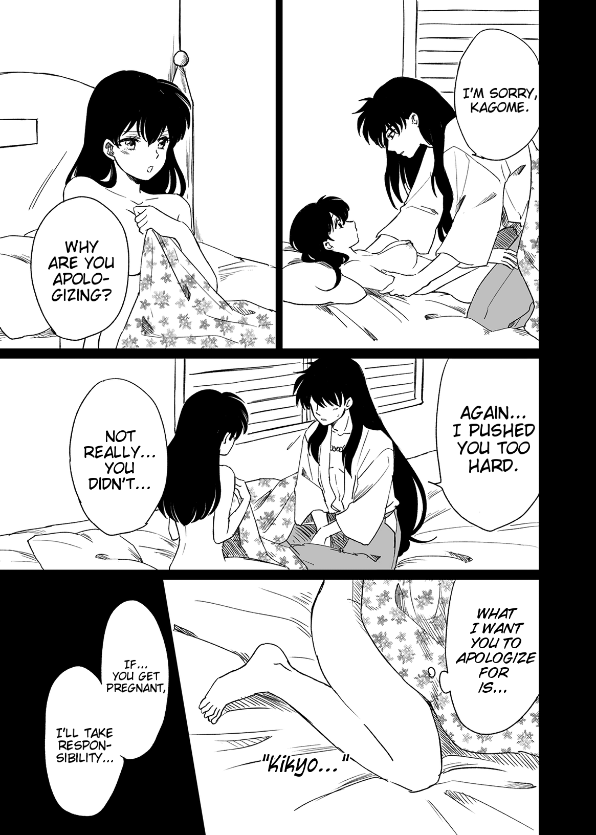 Tabi-chuu no InuKago ga Kattou Shinagara Ecchi Suru Hanashi | A story about Inuyasha and Kagome's journey and their struggles during sex page 11 full