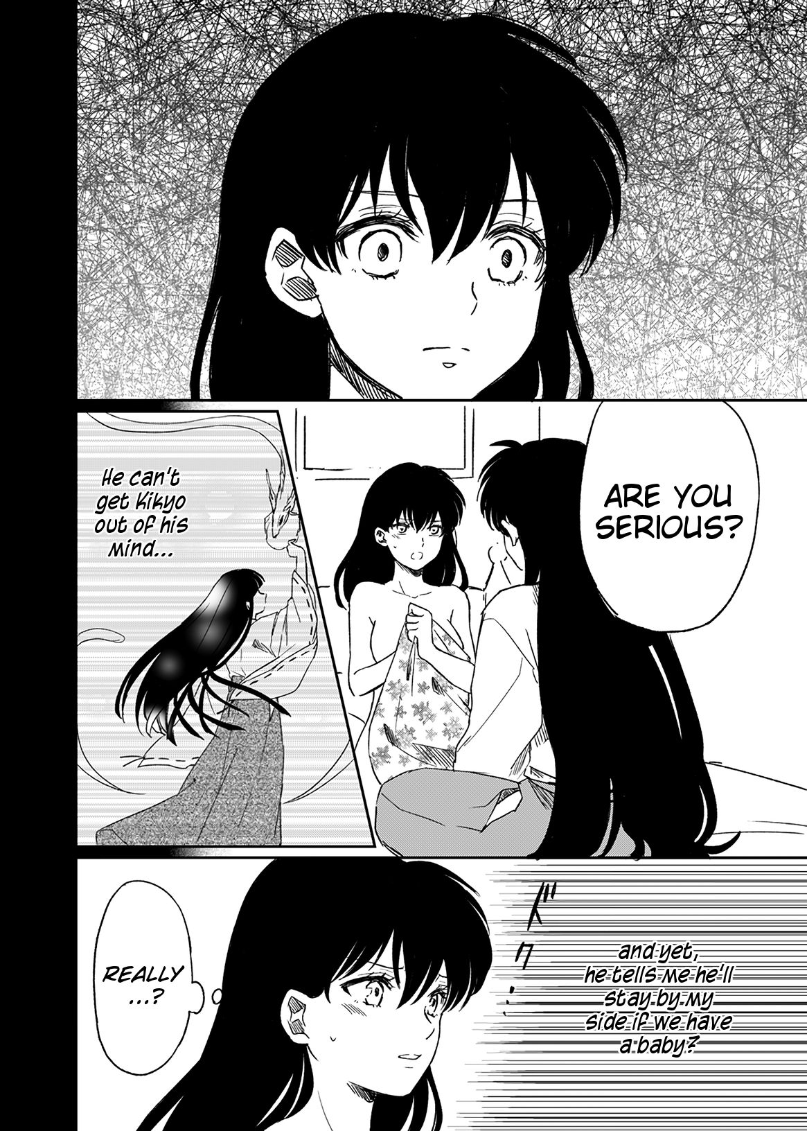 Tabi-chuu no InuKago ga Kattou Shinagara Ecchi Suru Hanashi | A story about Inuyasha and Kagome's journey and their struggles during sex page 12 full