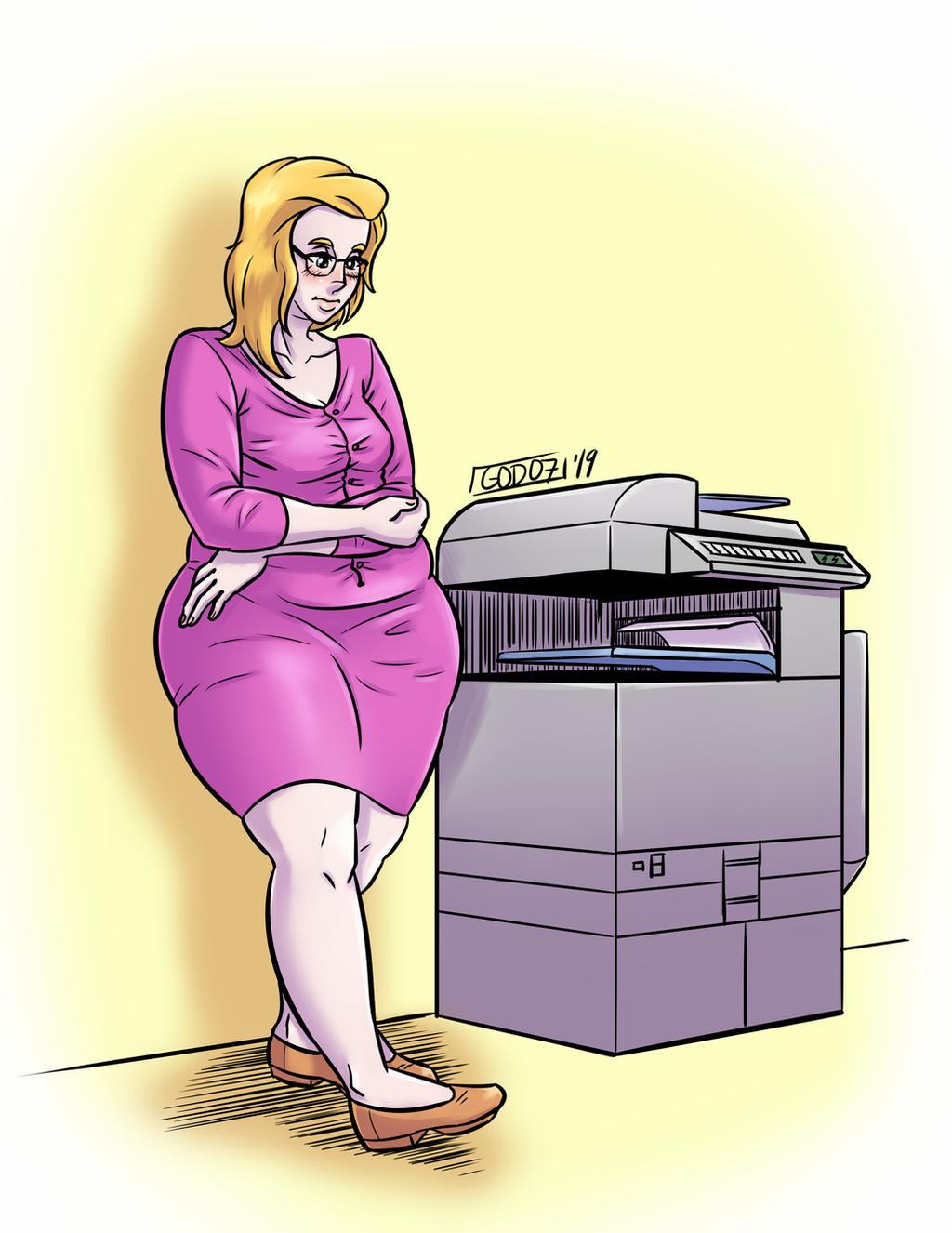 Fresh Office Girl page 4 full