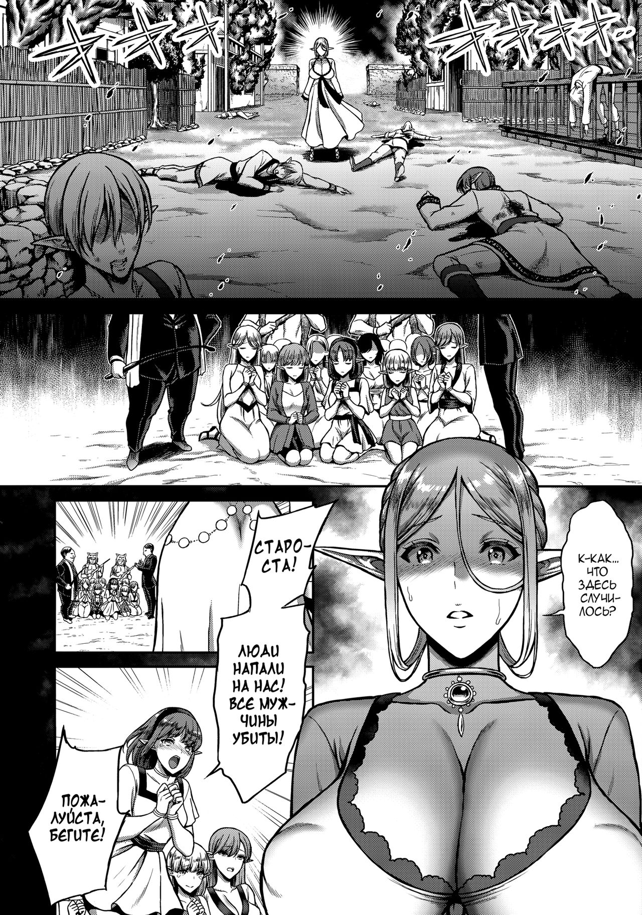 Tasogare no Shou Elf | Меланхолия эльфийской проститутки page 3 full