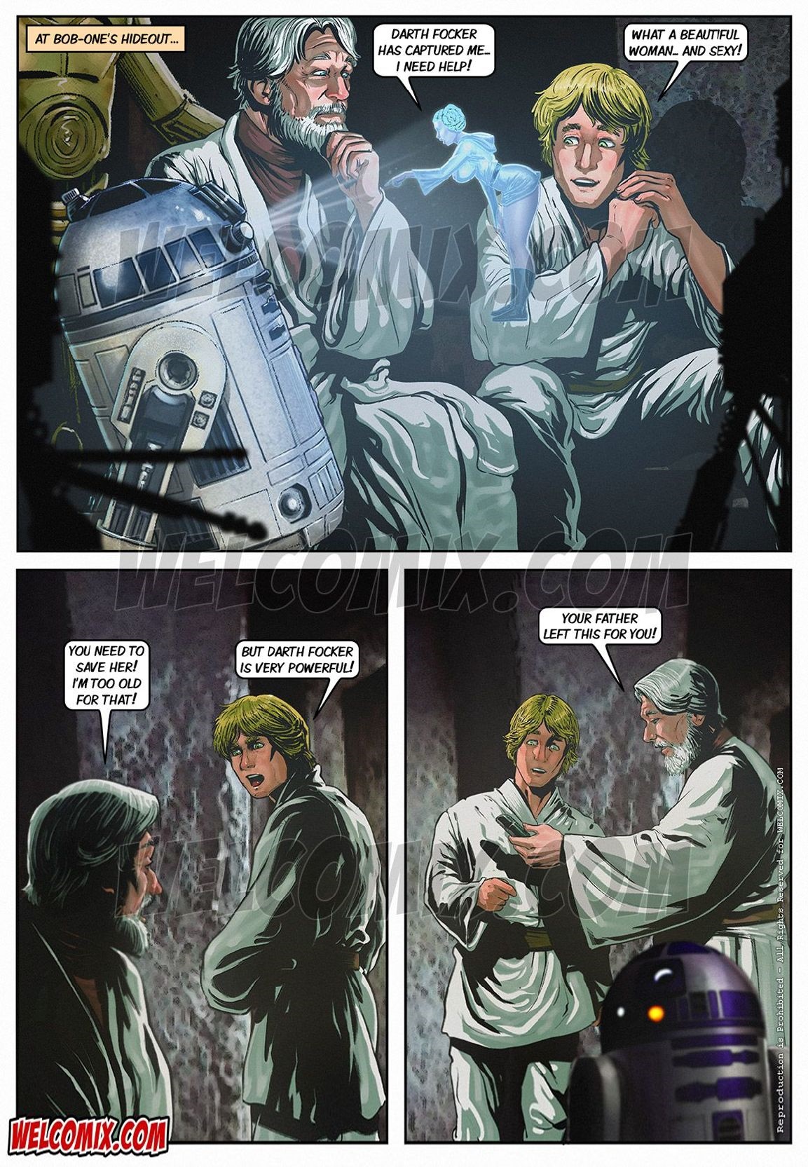 Blockbuster Comics   - 3 - Star Wars - english page 6 full