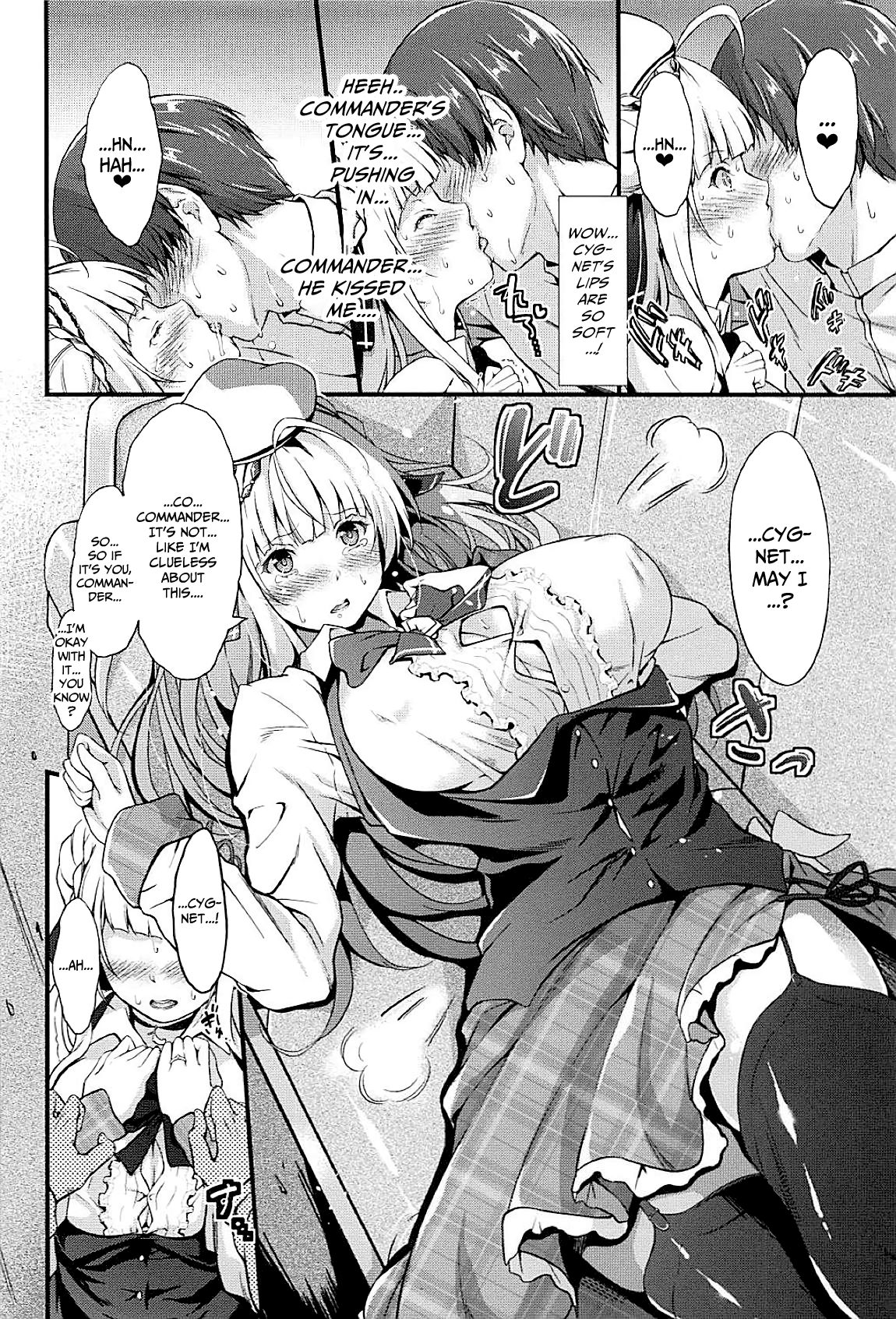 Dokidoki Cygnet Kai no Zenryoku Yuuwaku | A Blushing Cygnet 's All-Out Seduction page 12 full
