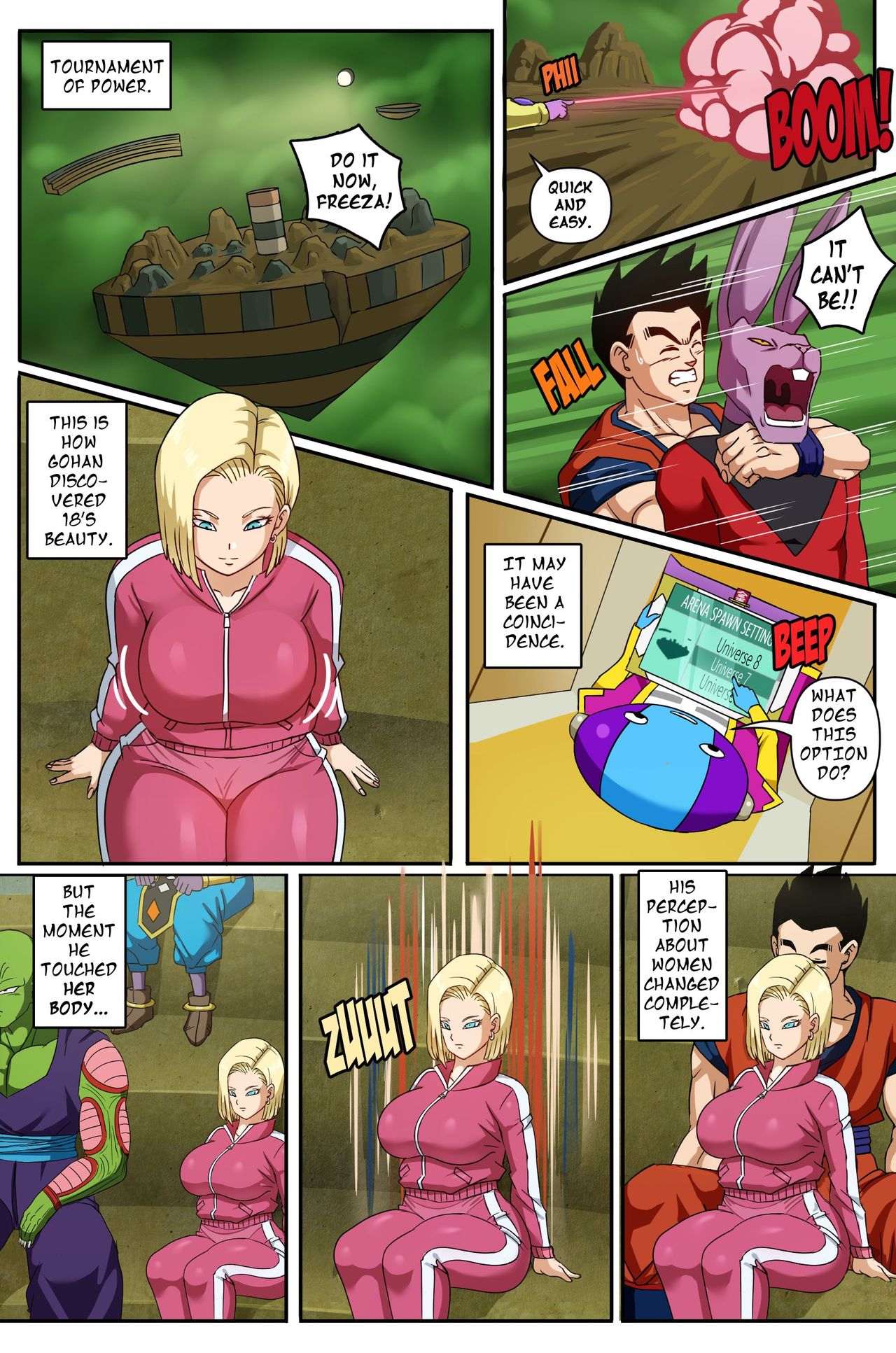 Android 18 And Gohan   - 2 english +animations page 2 full