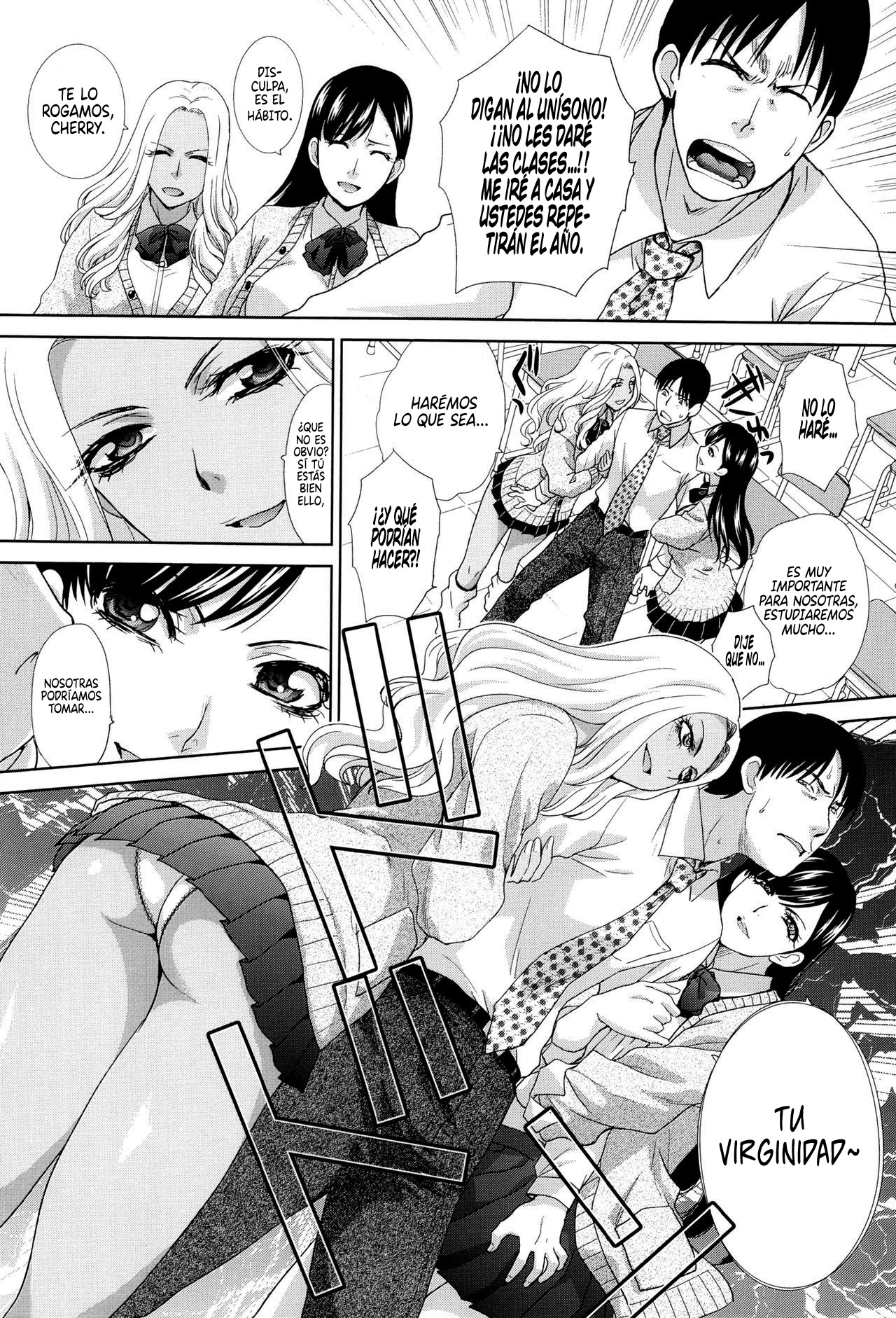 Shiro Kuro JK to Doutei Sensei | Las Dos Gyarus y su Profesor Virgen page 4 full