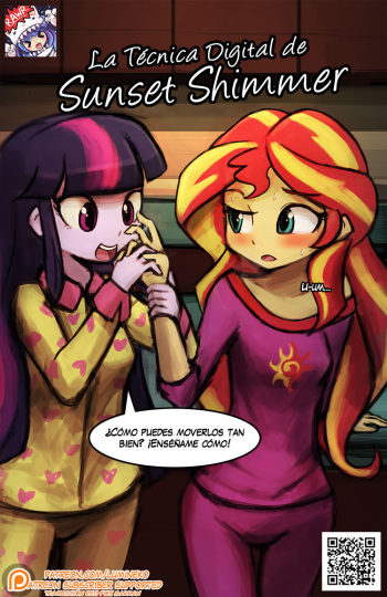 [Lumineko] La Tecnica Digital de Sunset Shimmer (My Little Pony: Friendship is Magic) [Spanish] [Red Fox Makkan] cover