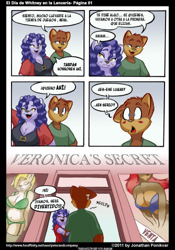 [PeterAndWhitney] El día de Witney en la Lencería[Spanish] [Red Fox Makkan] cover