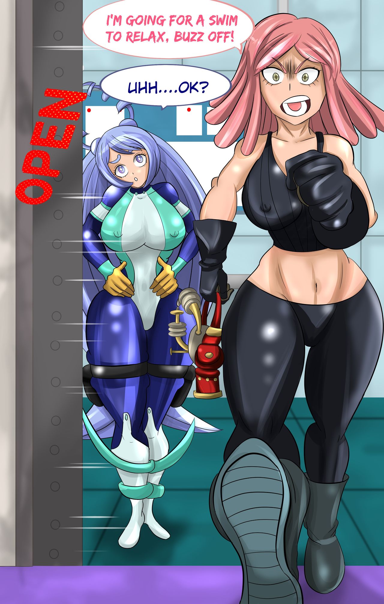 Mei Vs Nejire - Page 3 - Comic Porn XXX