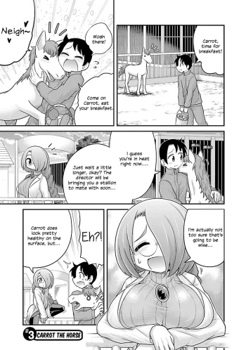 Kemokko Dobutsuen! Chapter 3 Carrot The Horse cover