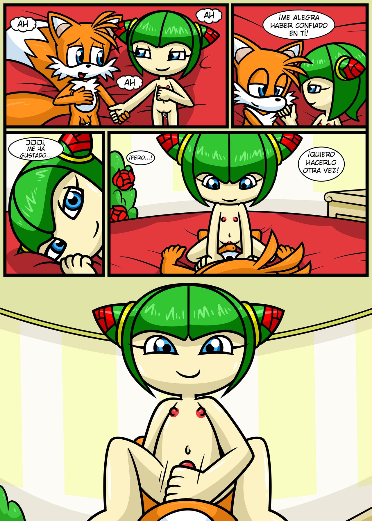 Tails & Cosmo's First Time page 8 full
