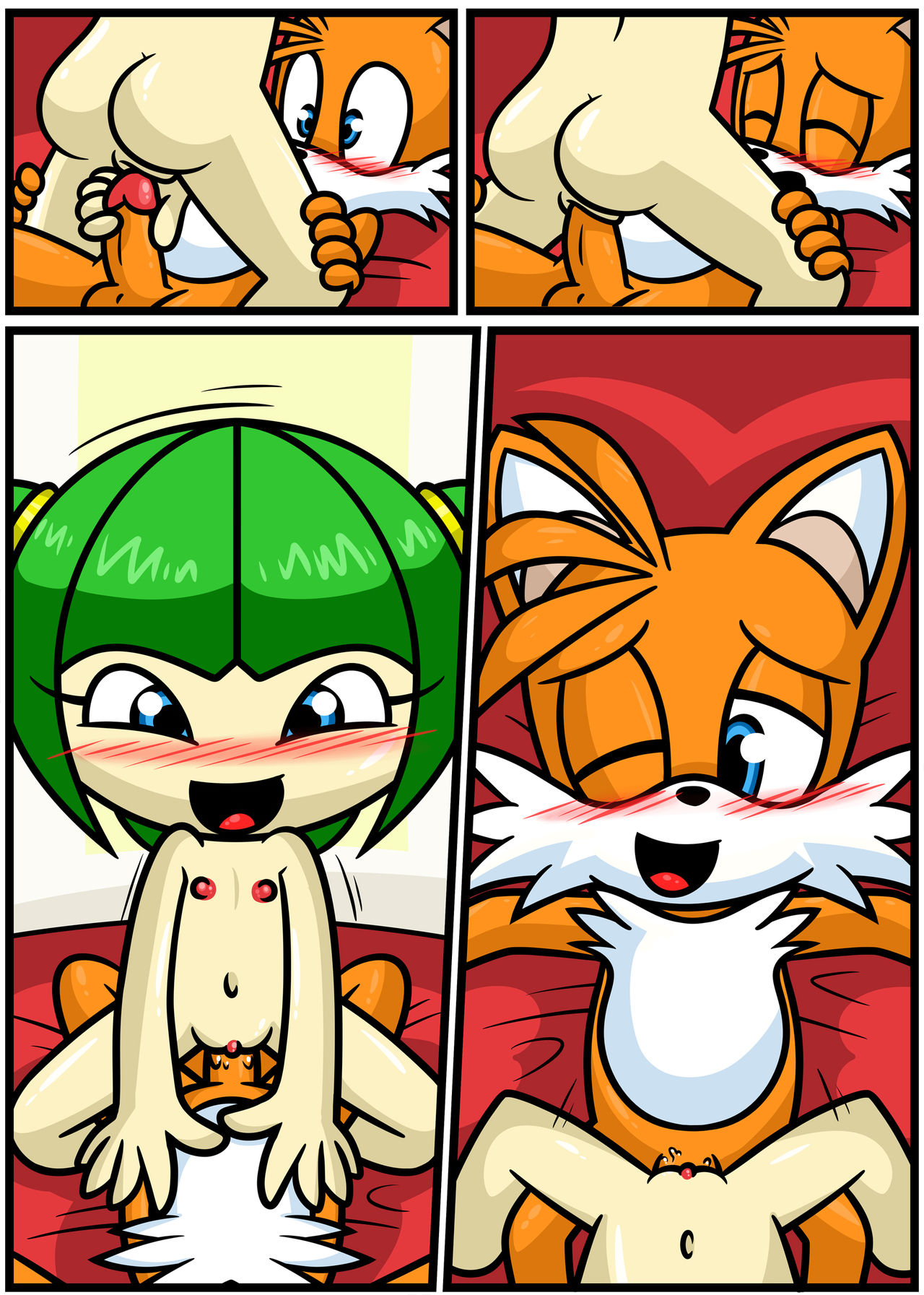 Tails & Cosmo's First Time page 9 full