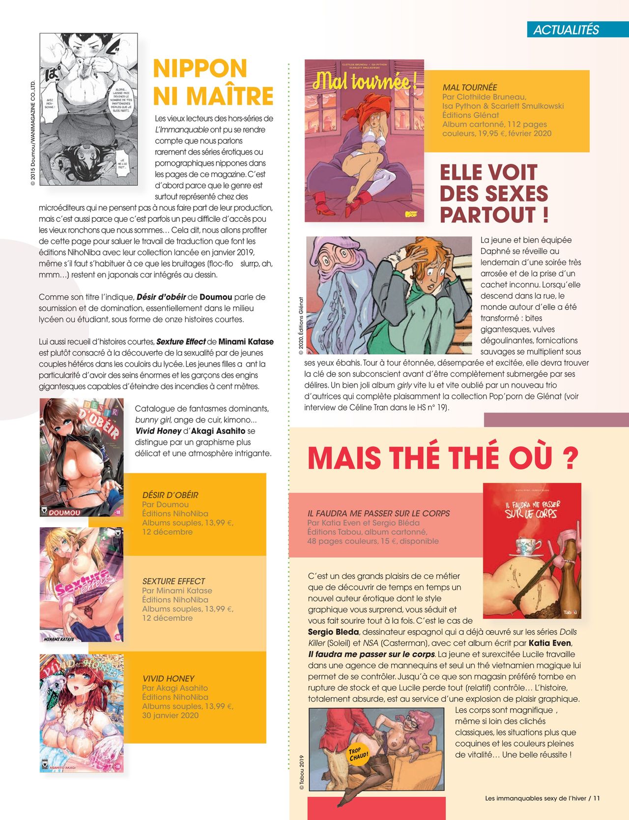 L'Immanquable - Hors-Série - Spécial Érotisme N°21 page 11 full