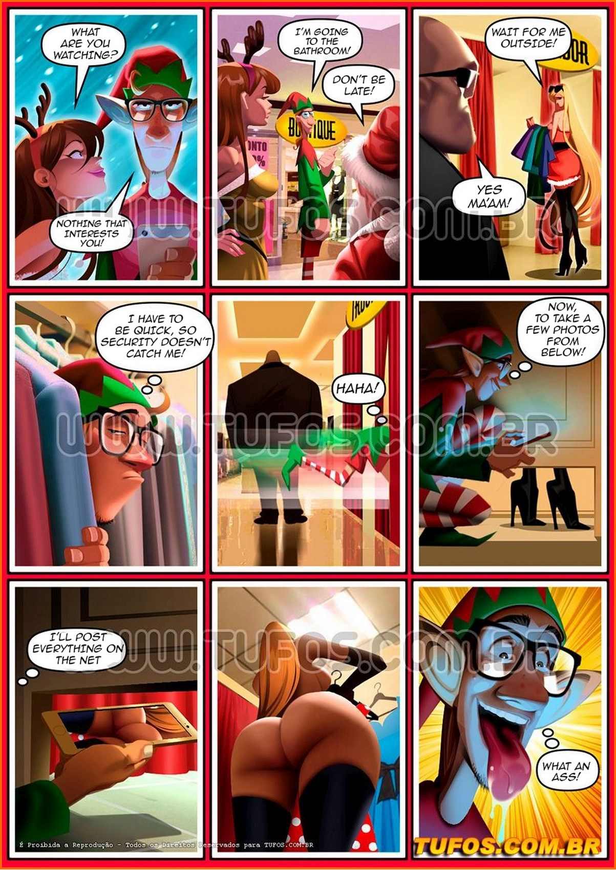 Pleasure Mansion  - 7 - A Good Sacana Christmas - english page 4 full