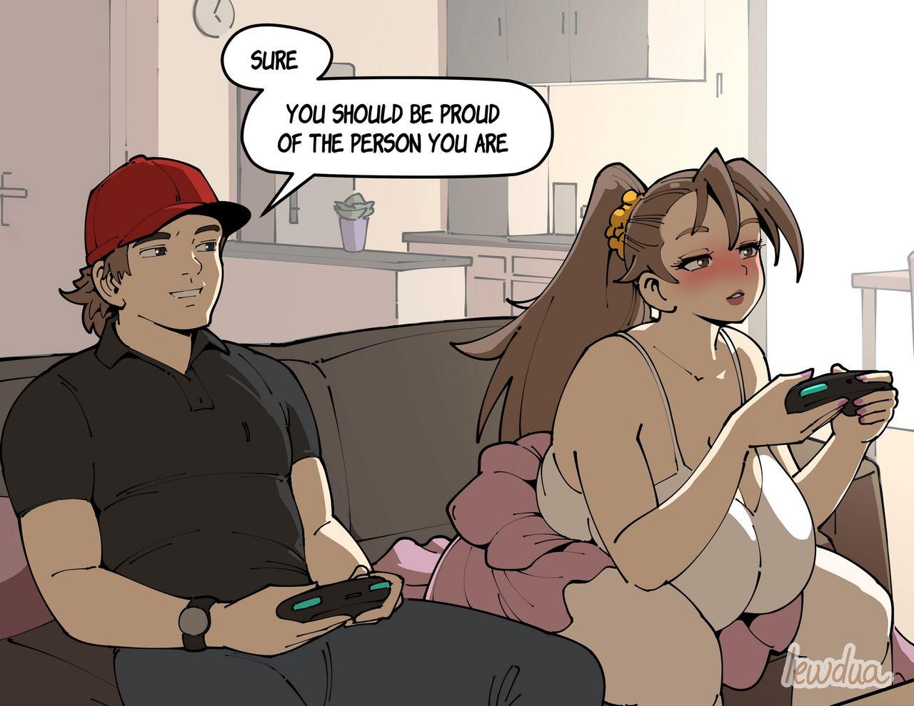 David and Natasha Flirting page 2 full