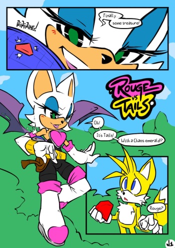 [NanoJam] Rouge vs Tails (Sonic the Hedgehog) [Colored] cover