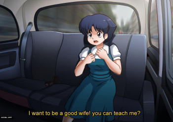 [Accel Art] Akane Ranma 1/2 Waifu taxi cover