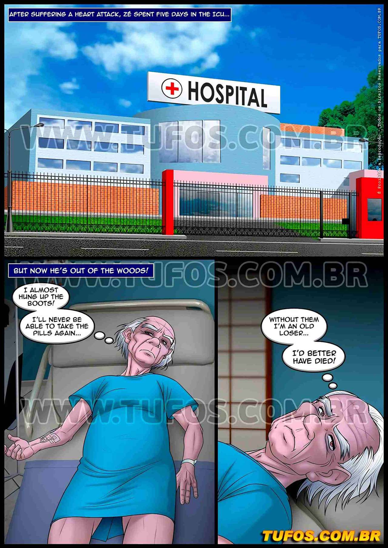 Old Geezers Of The Park  - 11 - Twin Nurses - english page 2 full