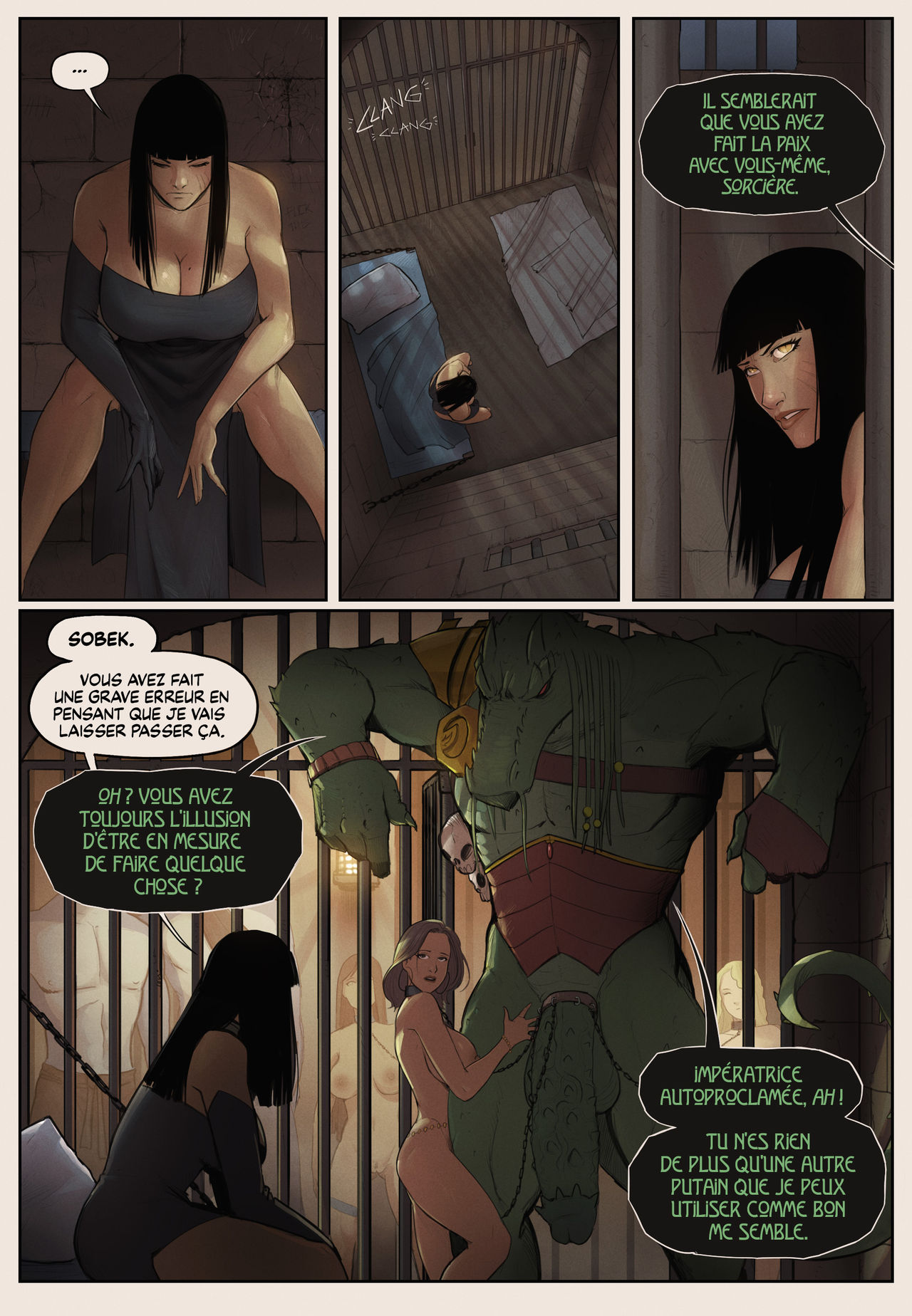 Legend of queen Opala - In the shadow of anubis Chapitre un page 12 full
