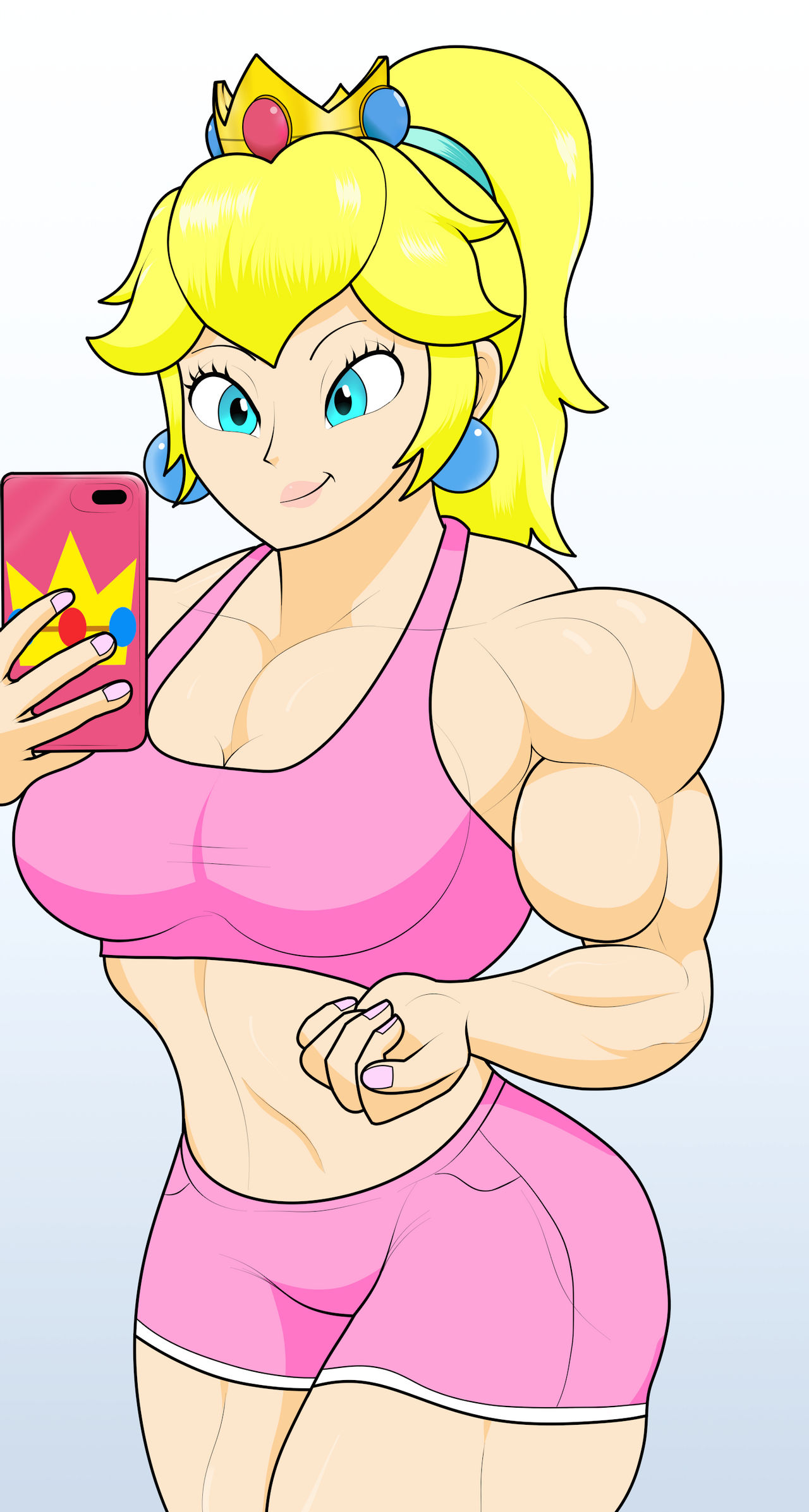 Muscle Princess Peach & Princess What’s-Her-Name VS Queen Cobra & Queen Chaos page 2 full
