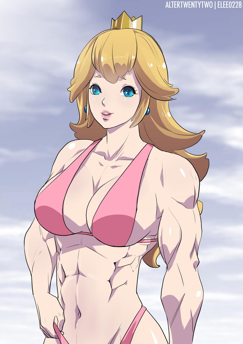 Muscle Princess Peach & Princess What’s-Her-Name VS Queen Cobra & Queen Chaos page 5 full