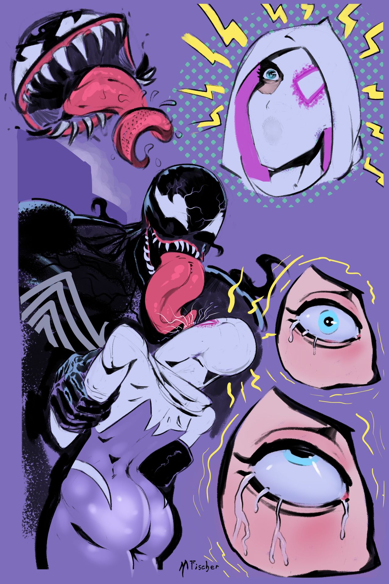 Venom's Kiss - Spider-Gwen vs Venom #1 page 2 full