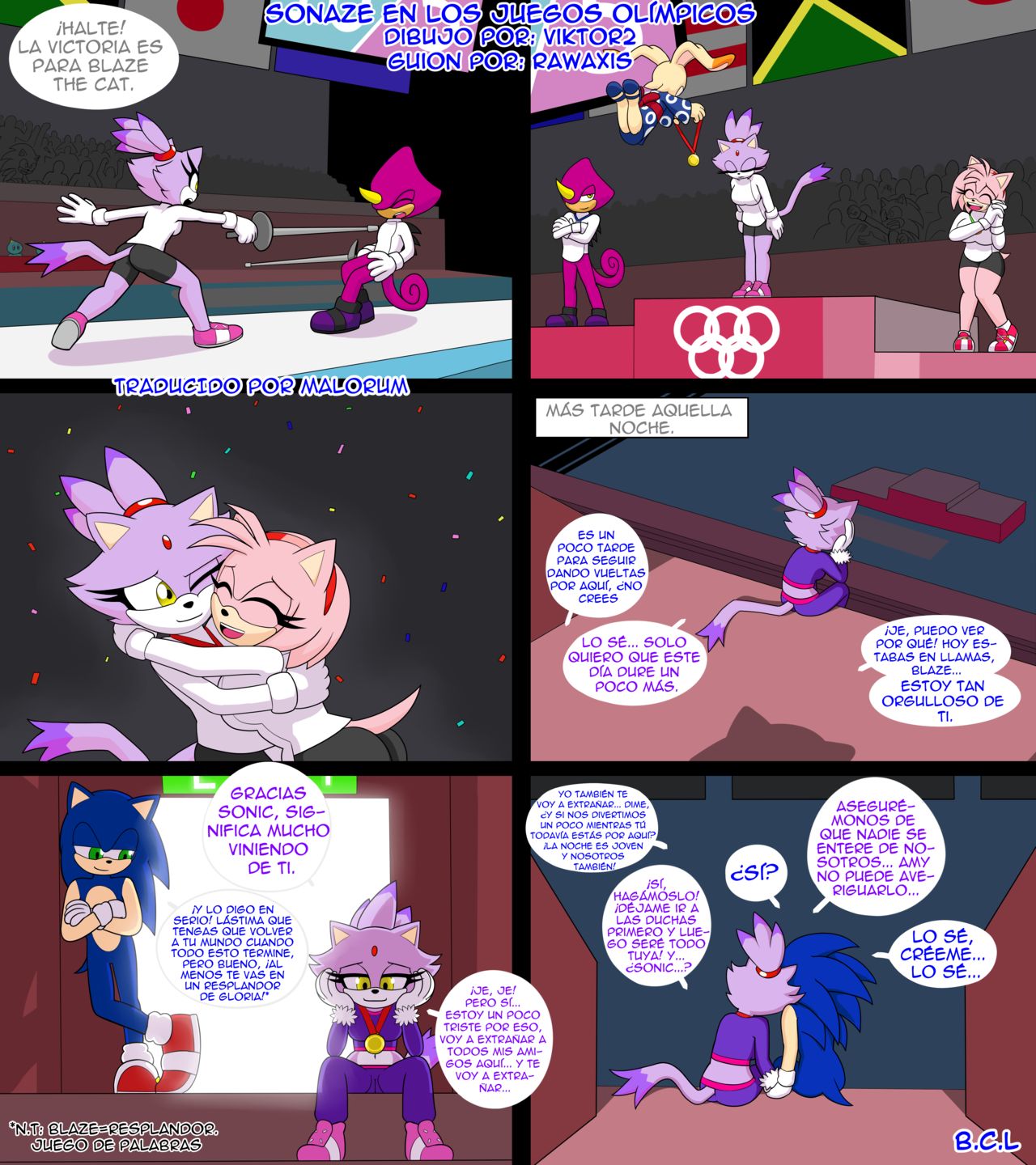 Sonaze at the Olympic Games | Sonaze en los Juegos Olímpicos page 1 full
