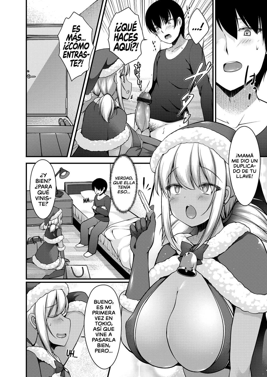 Inaka kara Oshikakete Kita Santa Cos Shita Kuro Gal JK na Imouto to Papakatsu Shite Shimatta Hanashi | La historia de cómo me volví el sugar daddy de mi hermana menor disfrazada de Papá Noel page 2 full