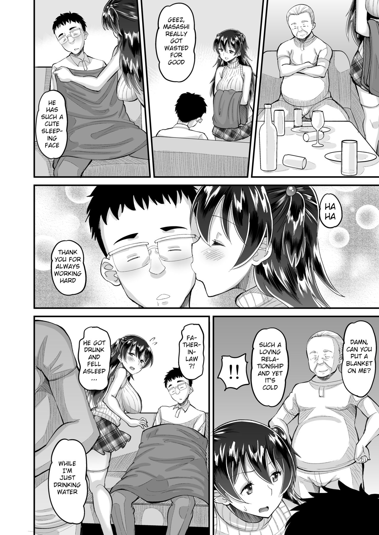 Biyaku Tsuma wa Gifu Senyou OnaPet 3 | The aphrodisiac wife that is her father-in-law's exclusive jerk off material 3 page 10 full