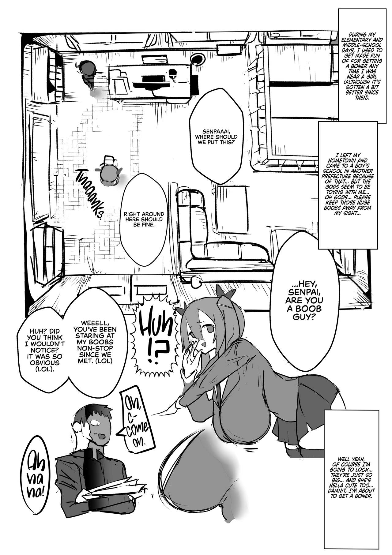 Kouhai ga Bakunyuu de Ero Sugiru Ken ni Tsuite | The Case of my Junior Being Too Sexy Because of Her Huge Boobs page 7 full