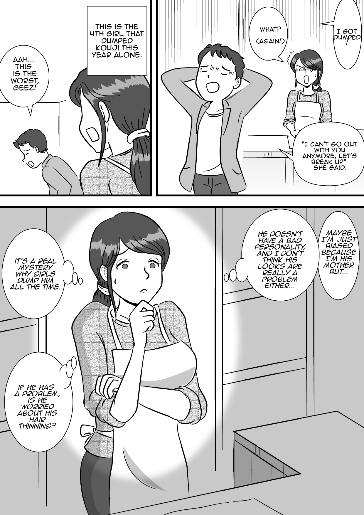 Okaa-san to Sourou Musuko | Mother and her P.E. Son page 4 full