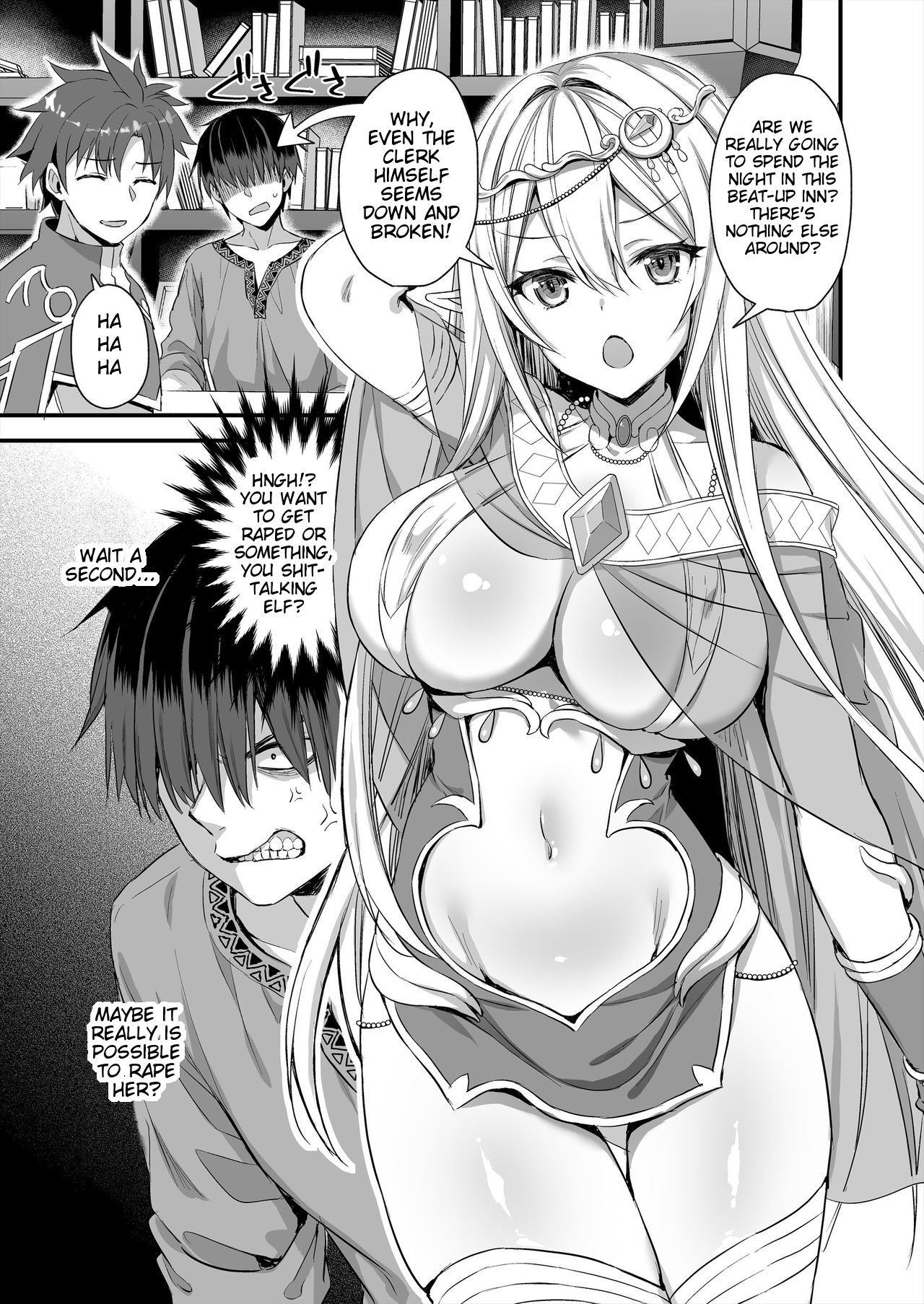 Isekai Elf Hatsujou no Magan | Horny Isekai Elf's Evil Eye page 4 full