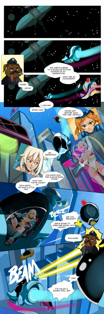 Intergalactic comic 4 - Metrica and starr  [Tentacle monster chu] cover