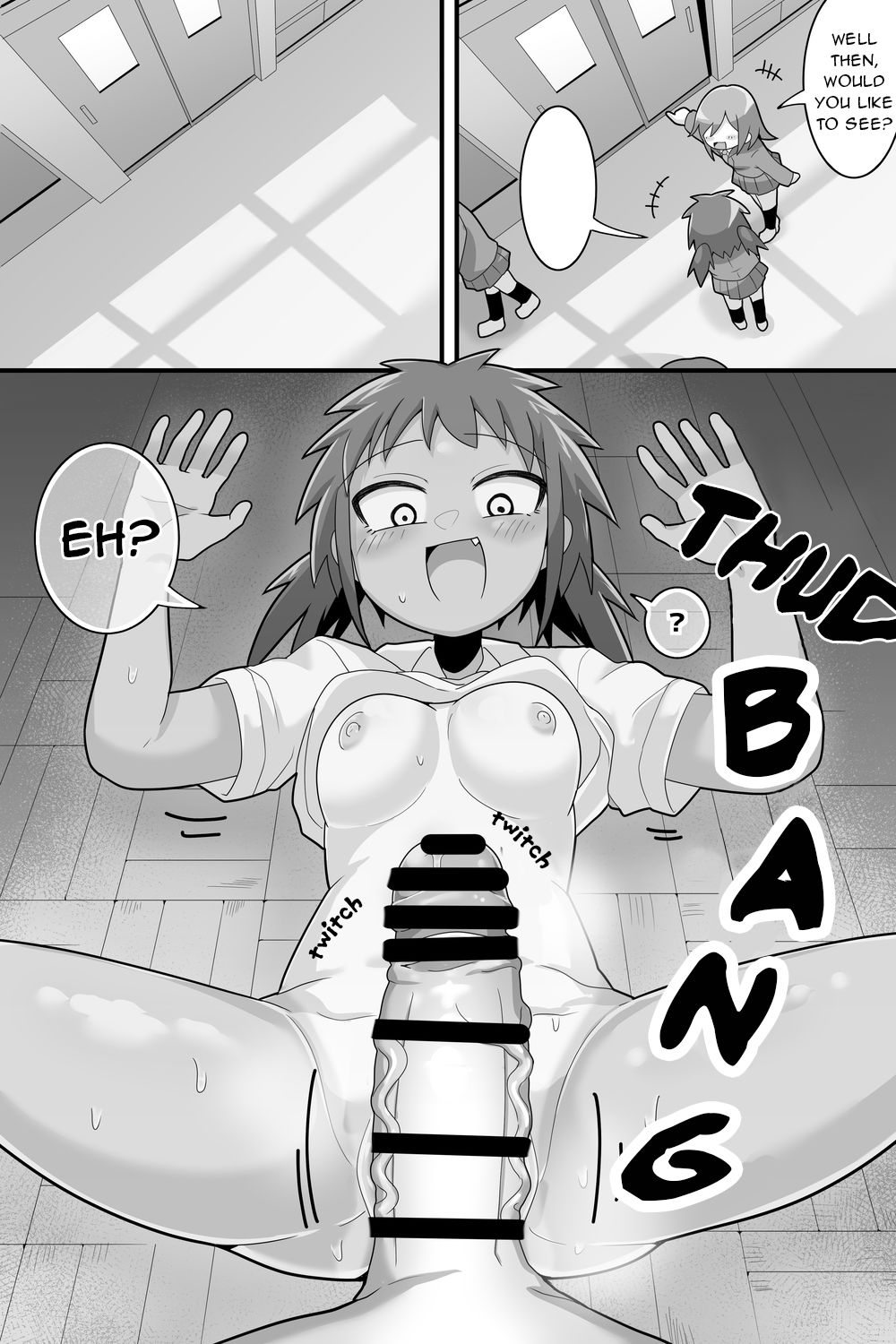 Futanari Dekachin School Life page 10 full