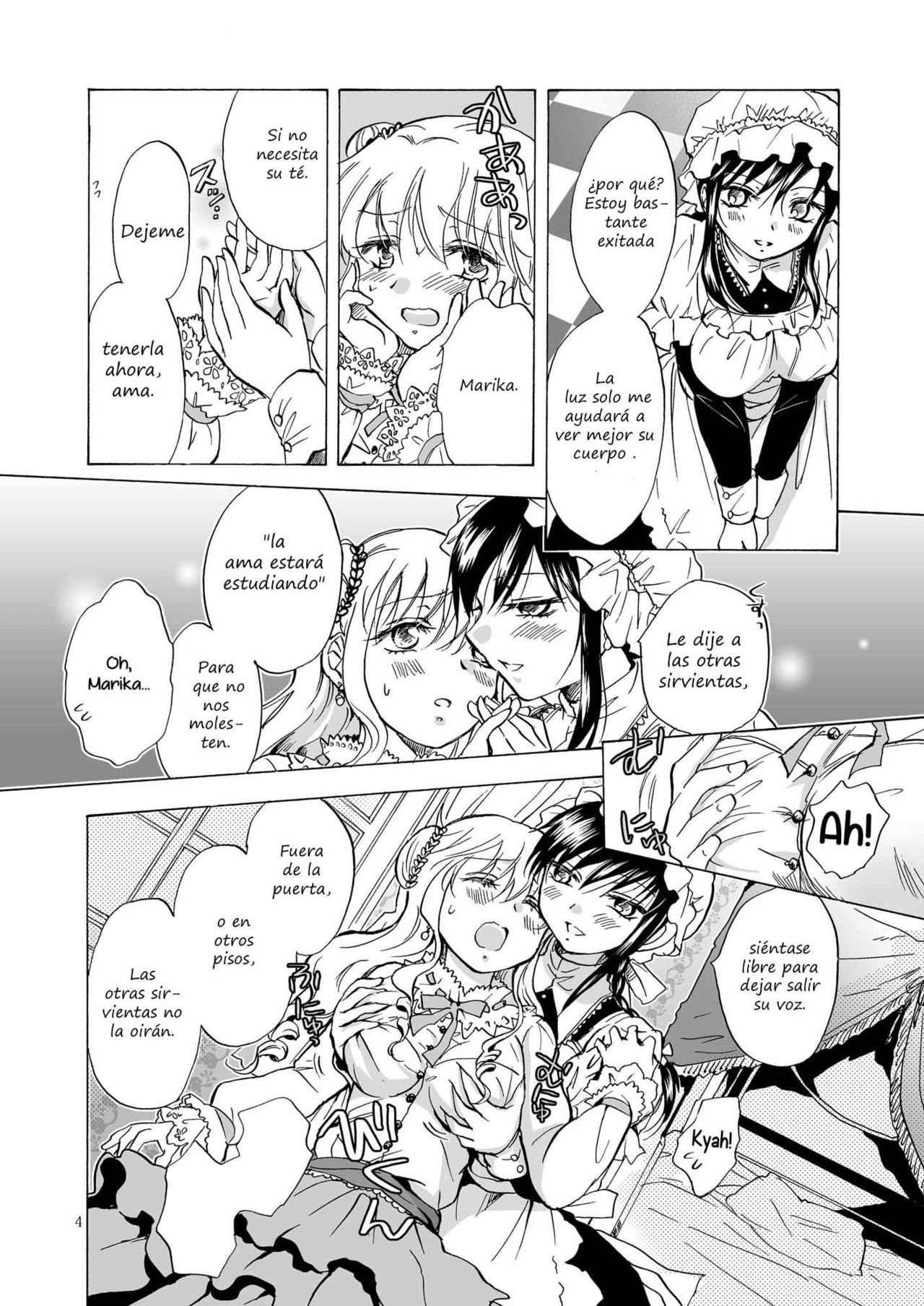Ojou-sama to Maid-san ga Yuriyuri Suru Manga page 4 full