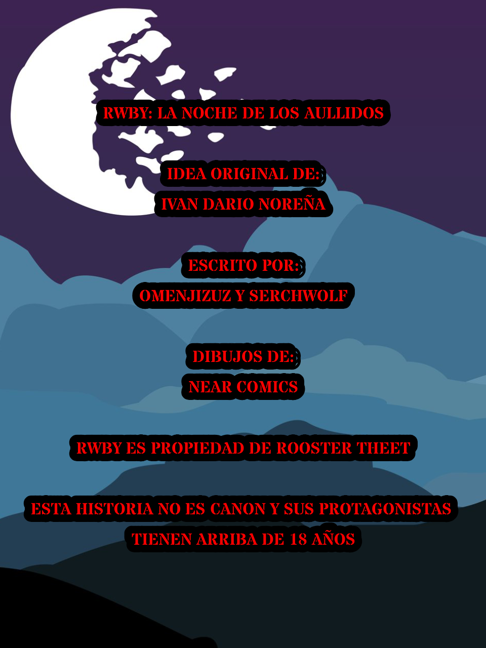 RWBY: La Noche de los Aullidos / RWBY: The Night of the Howls page 2 full