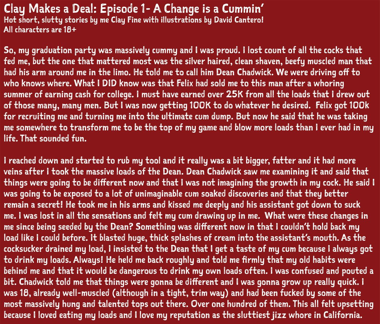 Clay makes a deal page 1 full