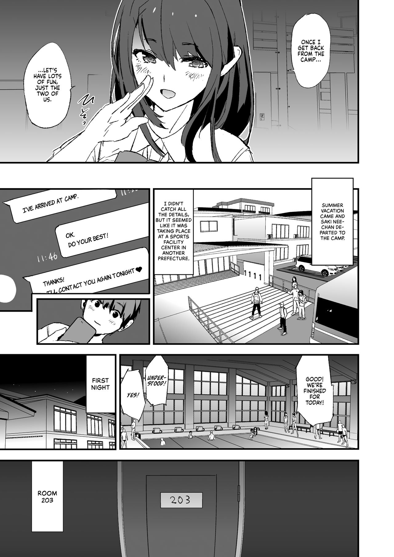 Omae no Nee-chan Onaho Gasshuku Itteru Rashii ze | It seems your girlfriend is going to the cock sleeve camp page 8 full