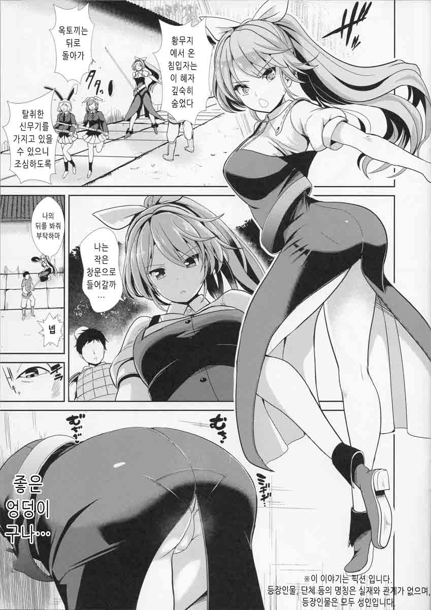 Touhou Kabeshiri 7 Watatsuki no Yorihime | 동방 벽낌 7 와타츠키노 요리히메 page 2 full