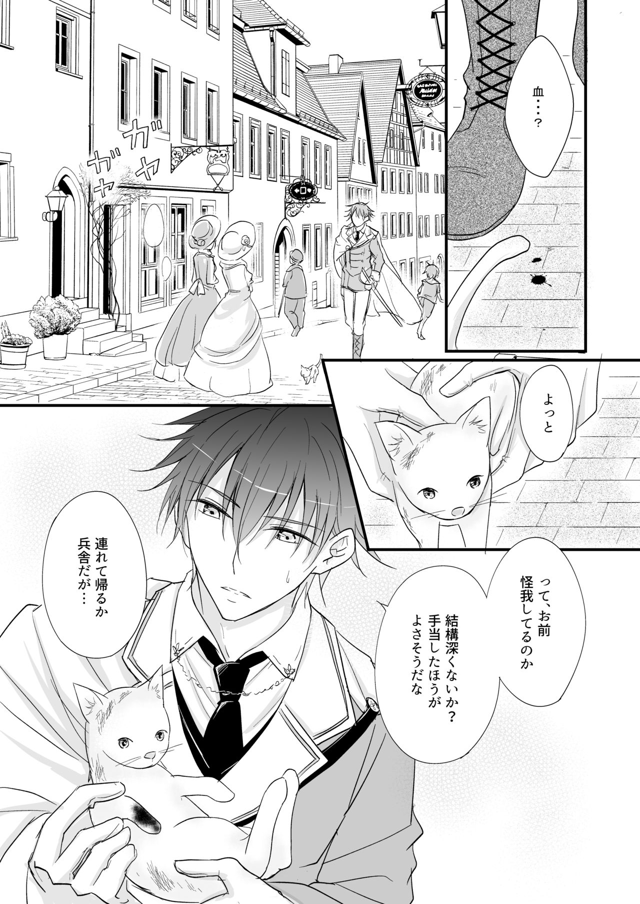 Hatsujou~Koneko wo Hirotta Kishi no Hanashi~ page 3 full