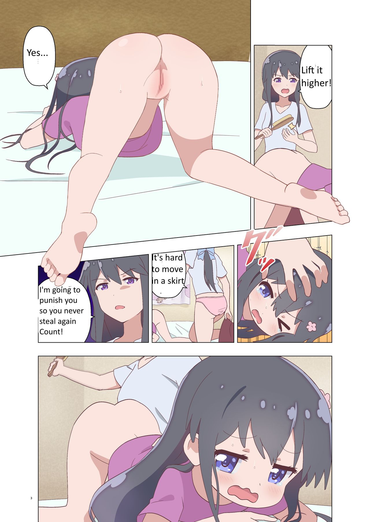Hana-chan no Oshioki Nikki | Hana-chan's Punishment Diary page 3 full
