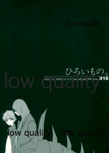 (Dai 12-ji ROOT4to5) [kame (kameko)] Hiroimono. (Fate/stay night) cover