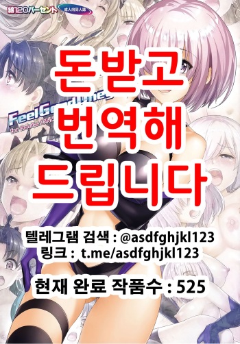 [Wata 120 Percent (Menyoujan)] Feel Good Onegai (Fate/Grand Order) [Korean] [Decensored] cover