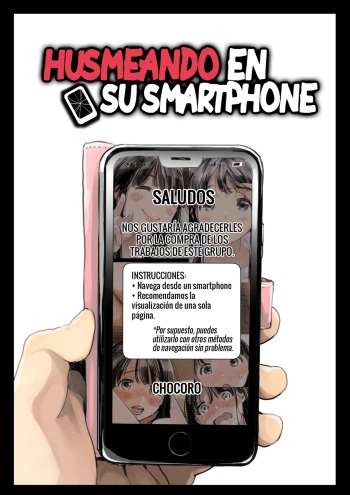[Chocoro] Kanojo no SmaPho o Nozoita dake nano ni | Husmeando en su smartphone [Spanish] [Decensored] cover