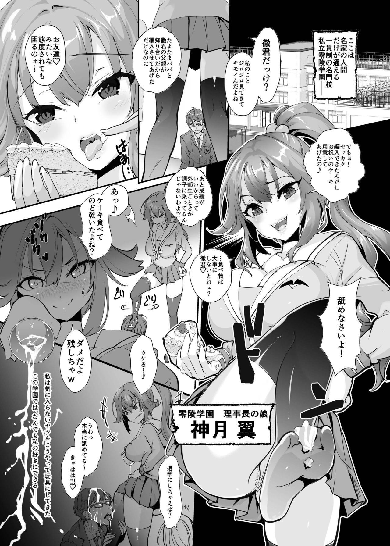Fukushū! ! Tenraku gakuen no niku-bin hime! ! page 3 full