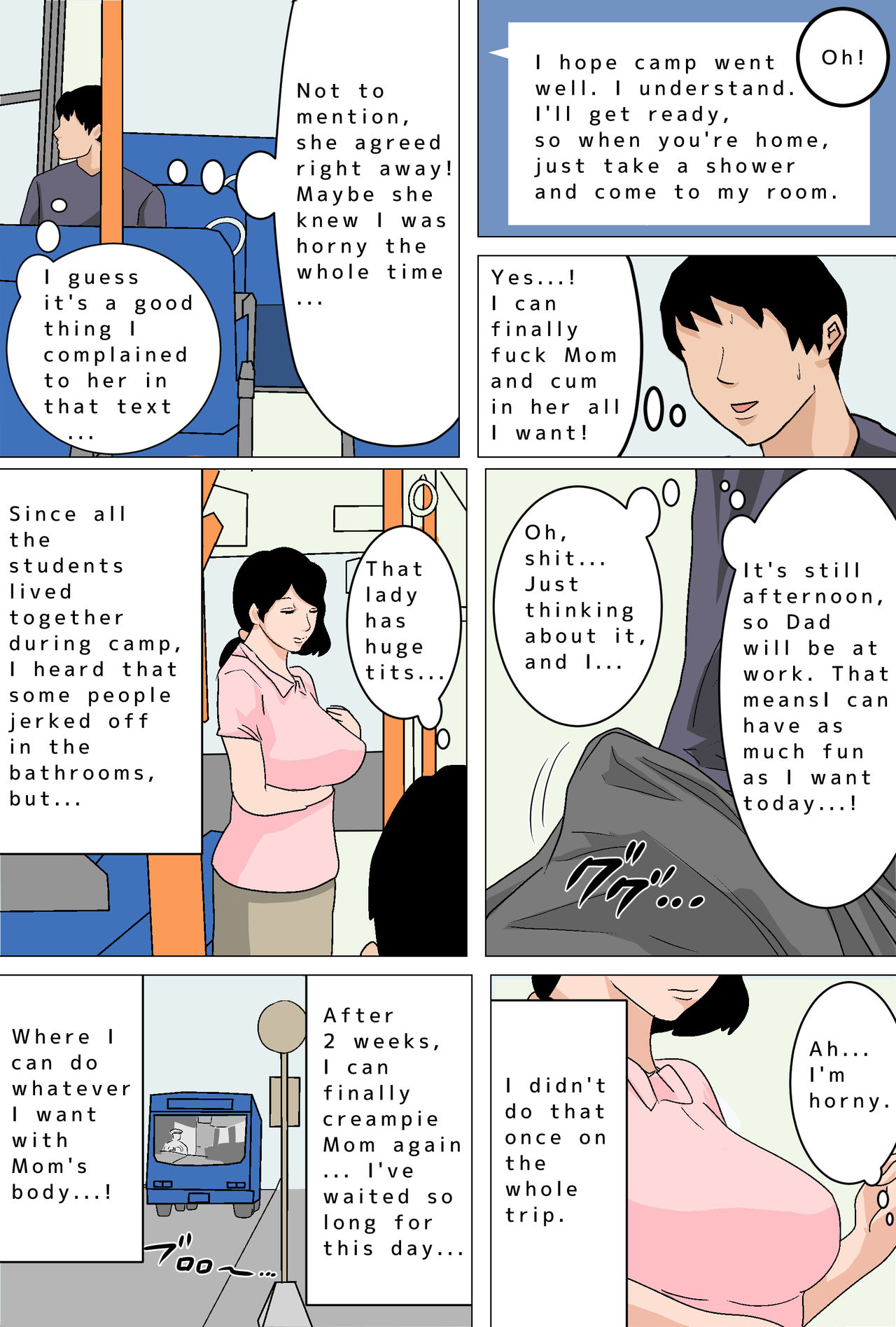 Mainichi Okaa-san de Seiyoku Shori! Onaho Gawari no Hahaoya ni Tairyou Nakadashi Hen | Mom Gets Me Off Every Day! Filling Mom With Cum page 11 full